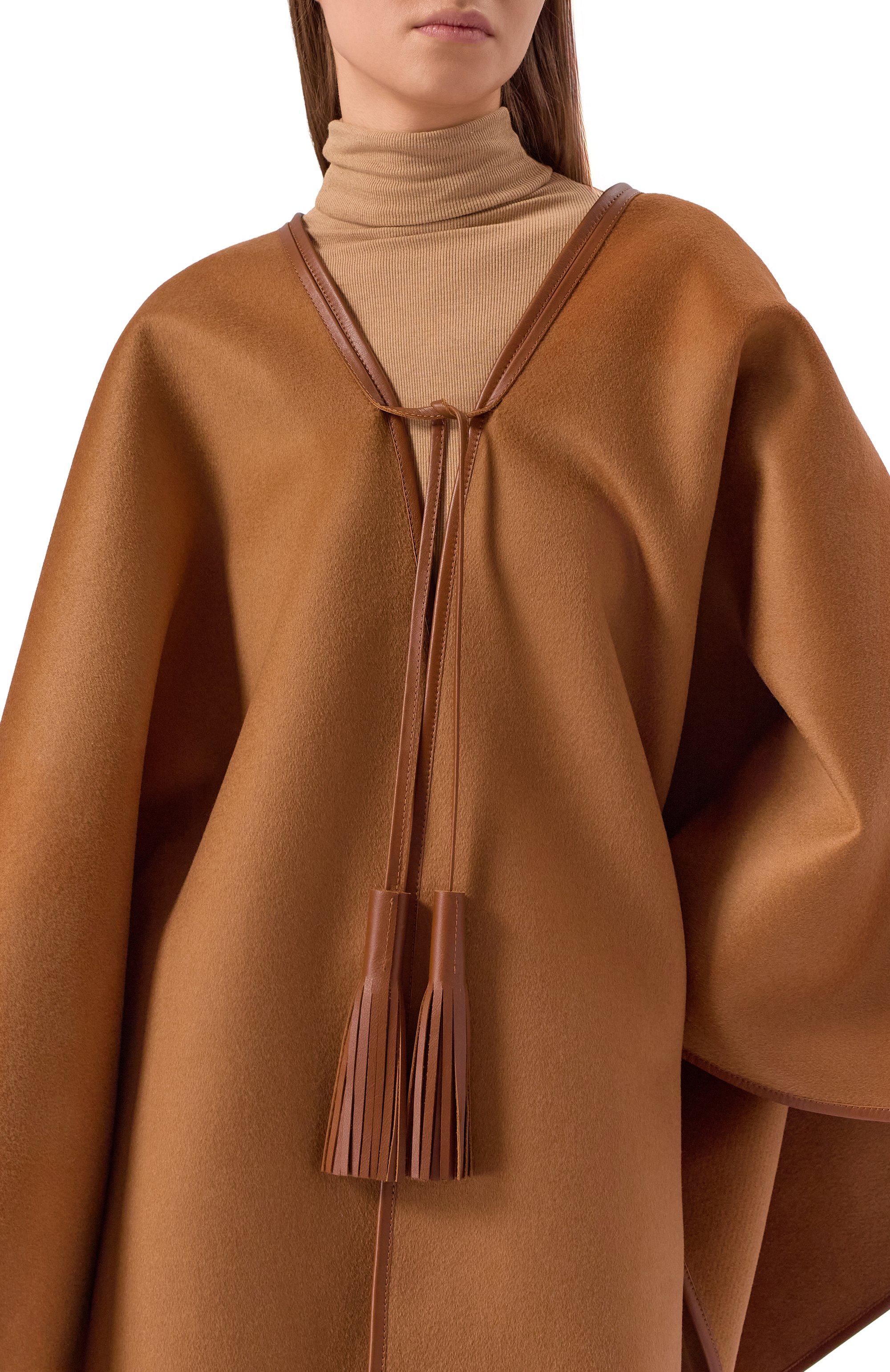 Шерстяное пончо EDOMO, арт. C010102FW2526, фото 5