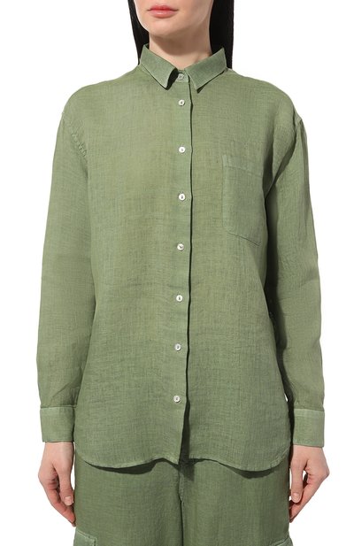 Льняная рубашка 120% LINO, арт. 31ALIW19GE/000B317/S00, фото 3