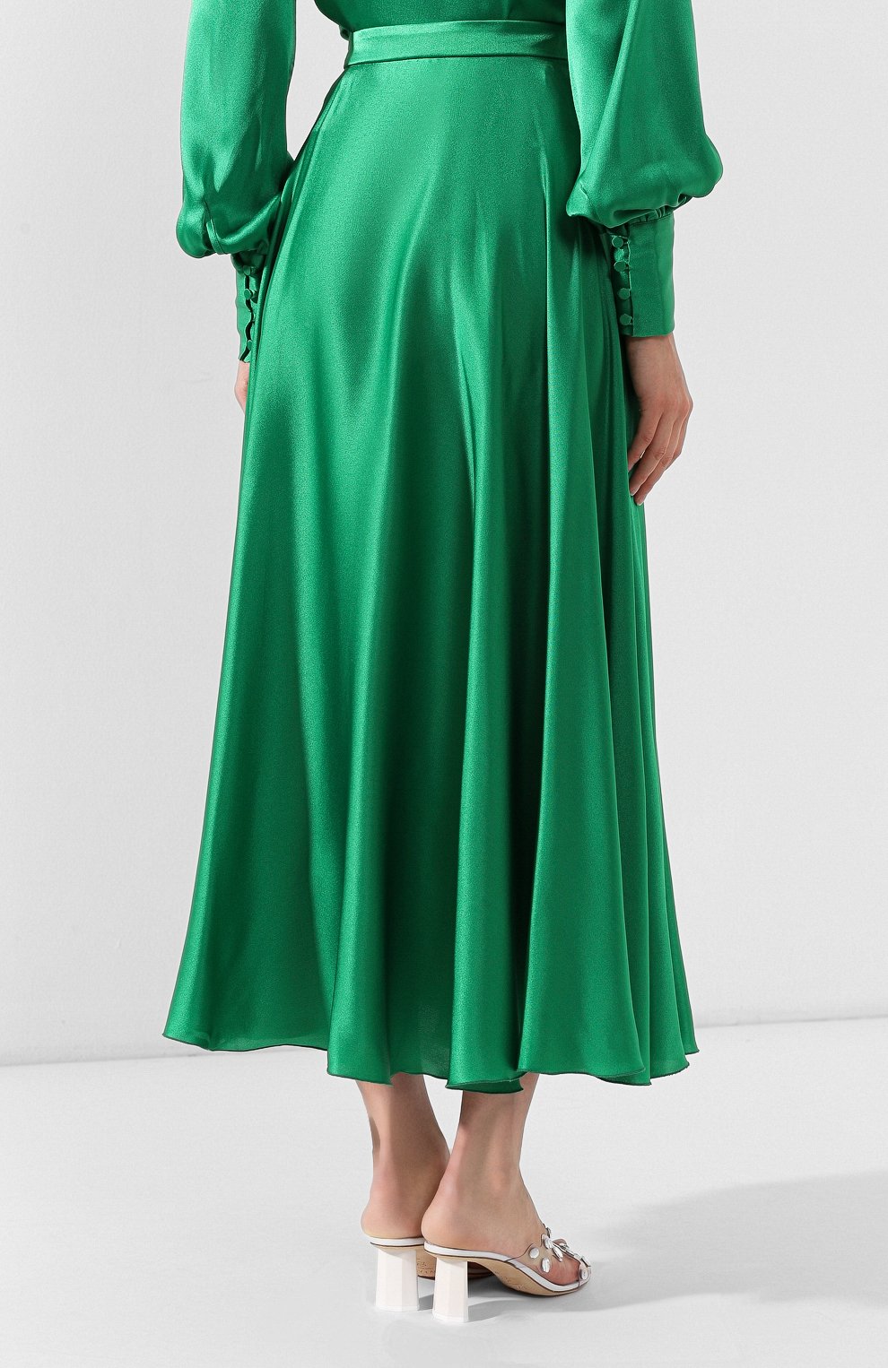 Юбка MSGM зеленого цвета по цене 59050 руб., арт. 2743MDD01 195704, фото 4 Юбка MSGM, арт. 2743MDD01 195704, фото 4