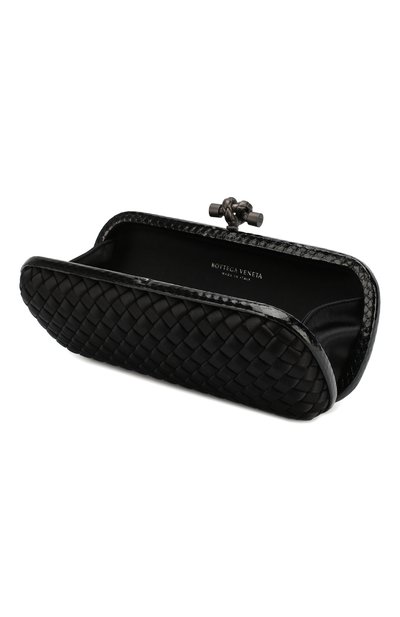 Клатч stretch knot из сатина с отделкой из кожи змеи BOTTEGA VENETA, арт. 202031/VGACB, фото 4