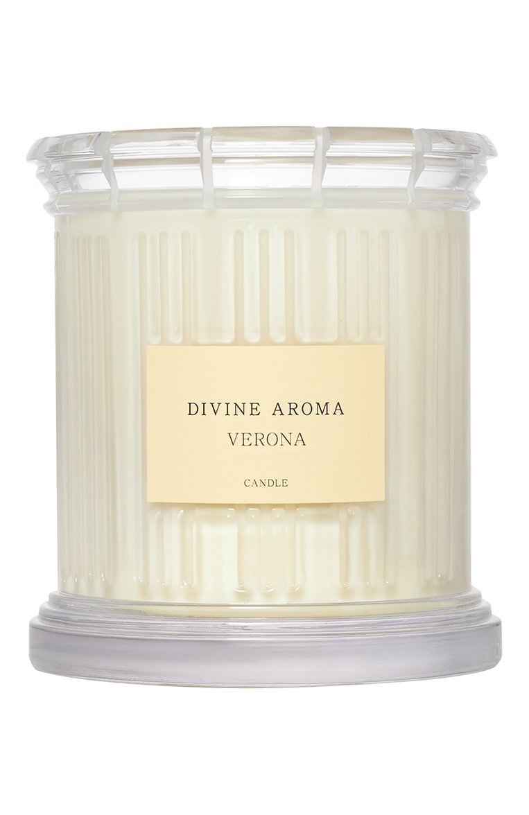 Свеча verona (1300ml) DIVINE AROMA бесцветного цвета, арт. 7930108506285 | Фото 1 (Региональные ограничения белый список (Axapta Mercury): Не проставлено; Нос: Не проставлено; Ограничения доставки: flammable, fragile-2)