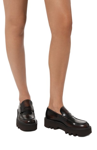 Кожаные пенни-лоферы DRIES VAN NOTEN, арт. WW232-772, фото 3