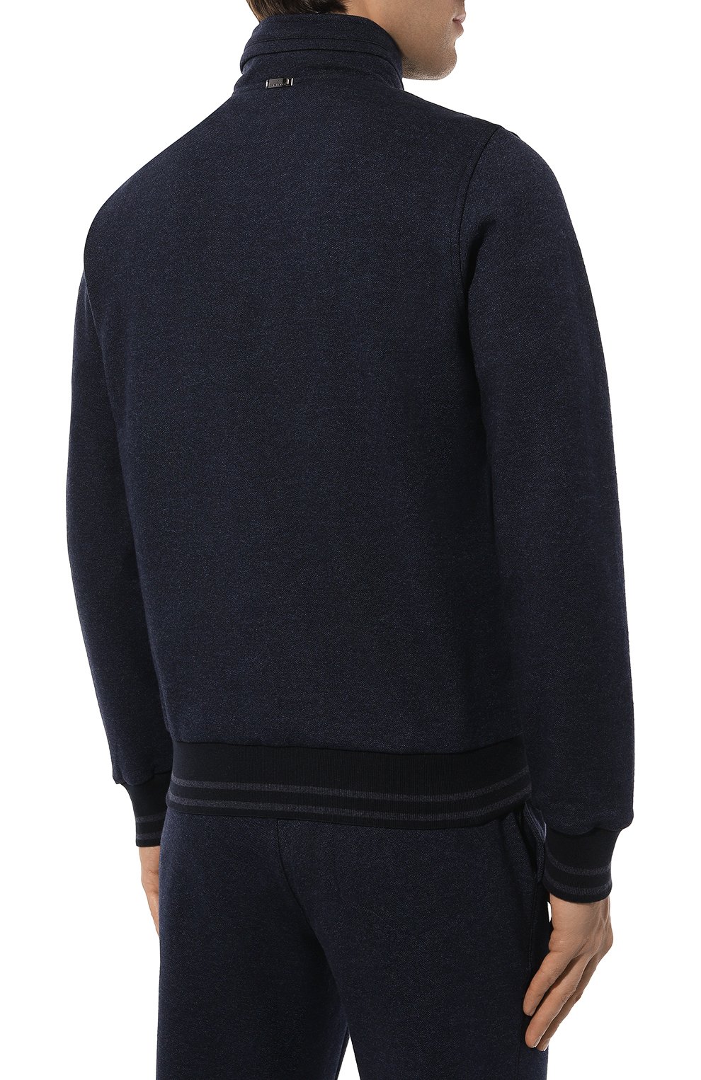 Толстовка из шерсти и хлопка CAPOBIANCO, арт. 17M406.PL00., фото 4