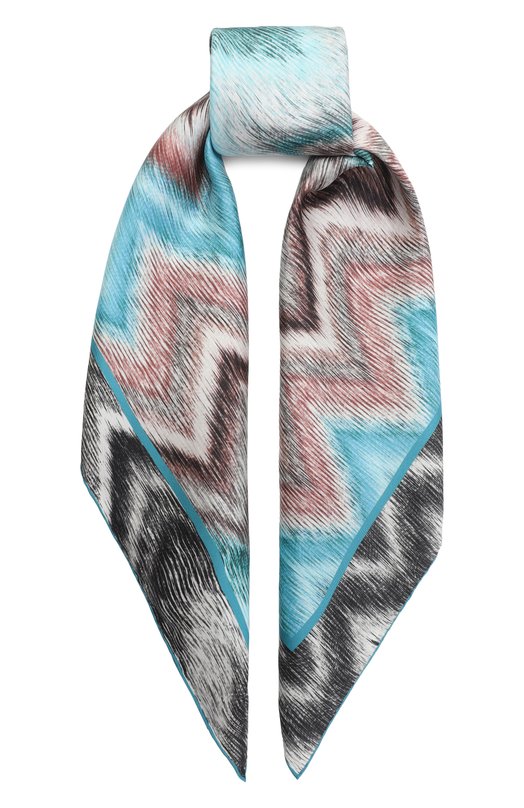 Шелковый платок Missoni F041TWDA045 Разноцветный F041TWDA045