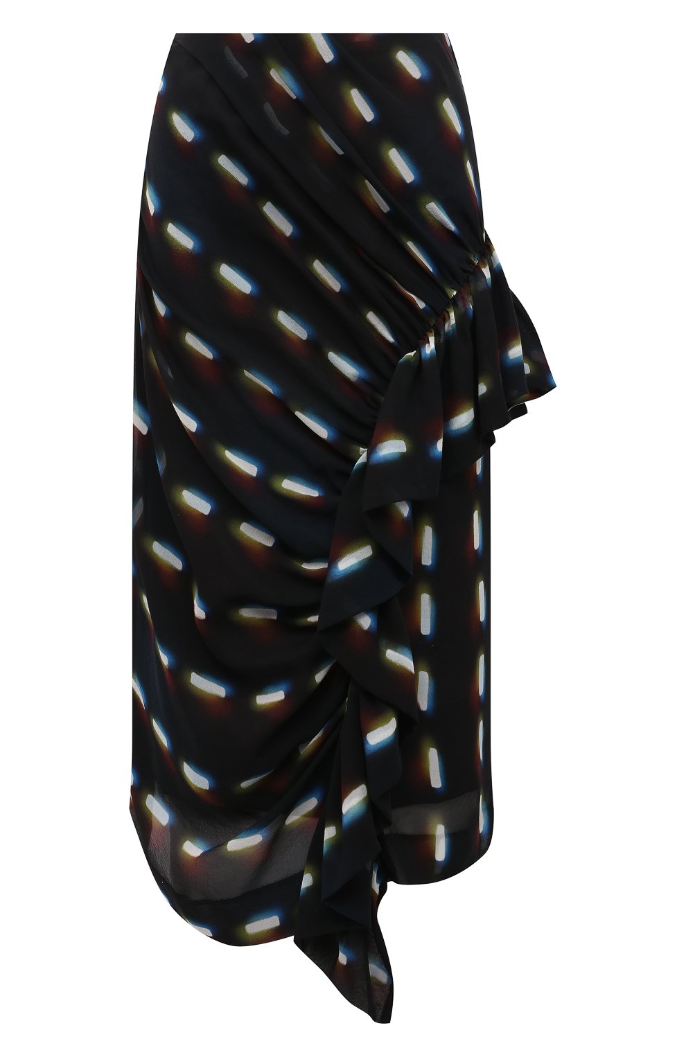 Шелковая юбка DRIES VAN NOTEN черного цвета по цене 84450 руб., арт. 211-30885-2088, фото 1 Шелковая юбка DRIES VAN NOTEN, арт. 211-30885-2088, фото 1