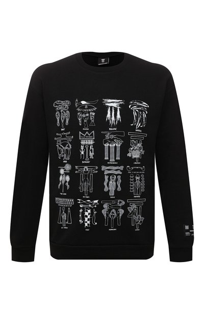 Хлопковый свитшот DIEGO VENTURINO, арт. SS22-DV FLG LHIB, фото 1