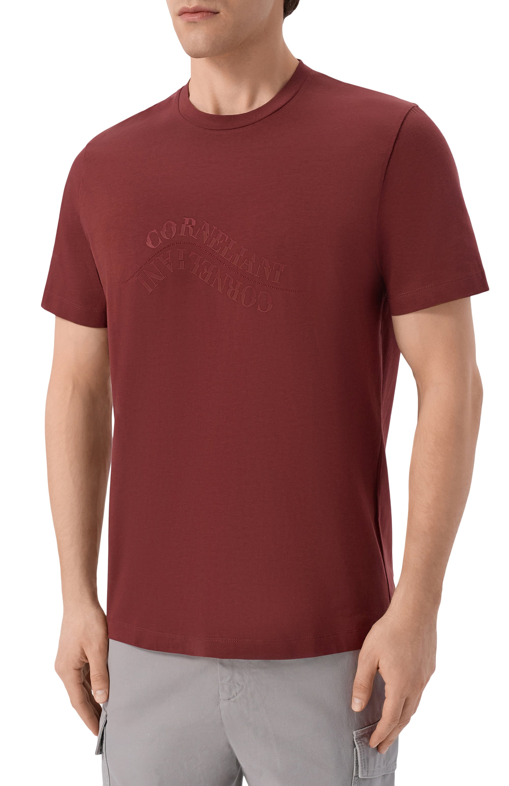 Хлопковая футболка CORNELIANI, арт. 27G584/2725039, фото 3