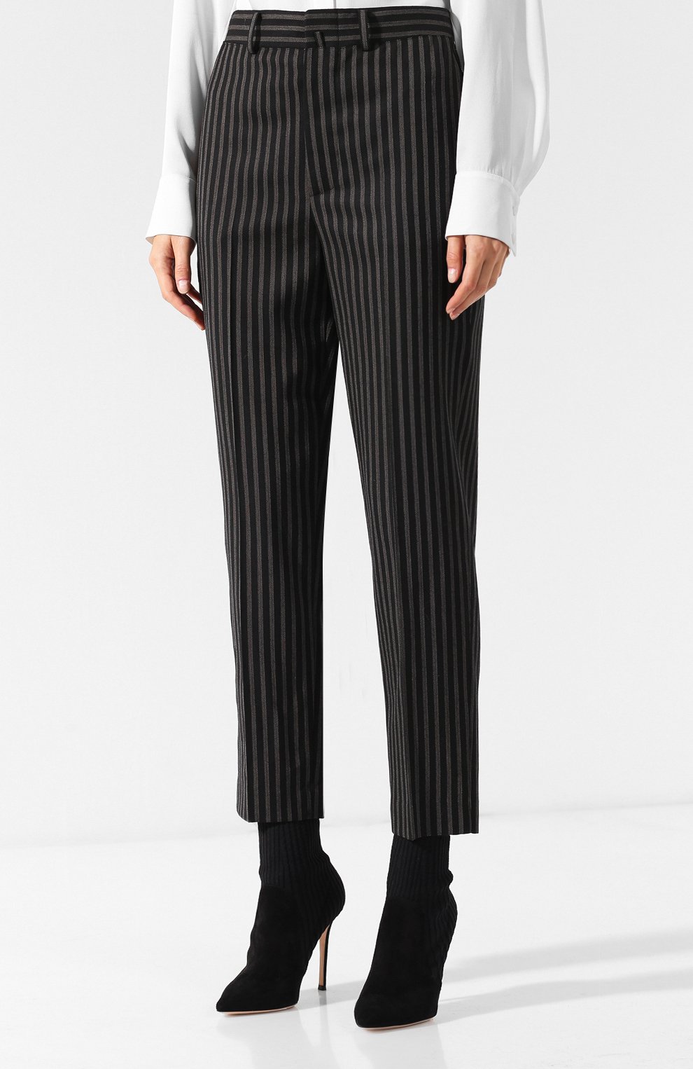 Шерстяные брюки в полоску RALPH LAUREN, арт. 290730062, фото 3