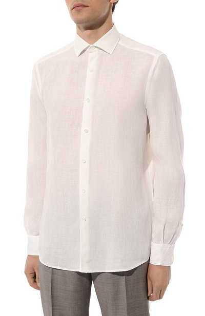 Льняная рубашка ZEGNA, арт. UDX38A7/SRF5, фото 3