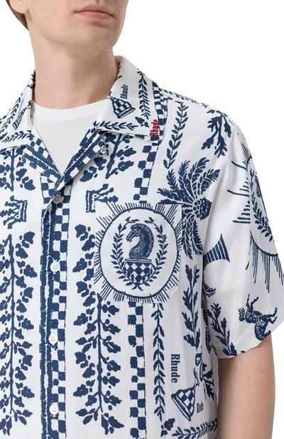  Рубашка из вискозы RHUDE, арт. RHSS26SR02358, фото 5