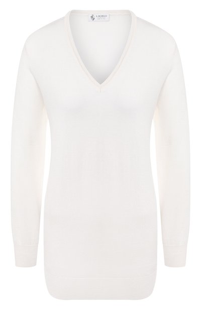 Женский пуловер из смеси кашемира и шелка IL BORGO CASHMERE, арт. 51-542G0