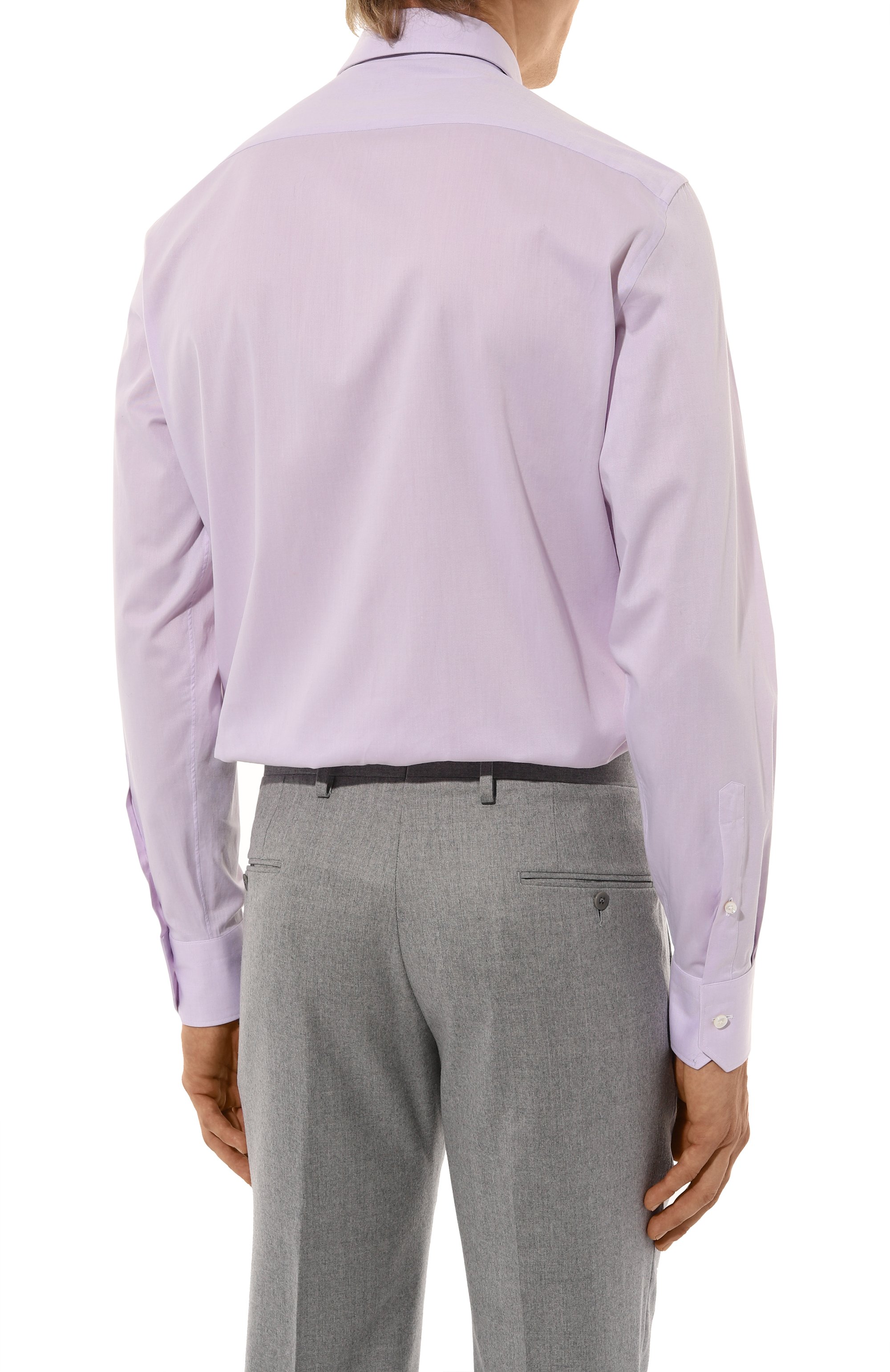 Хлопковая сорочка ZEGNA, арт. 501351A5/9MS0JI672, фото 4