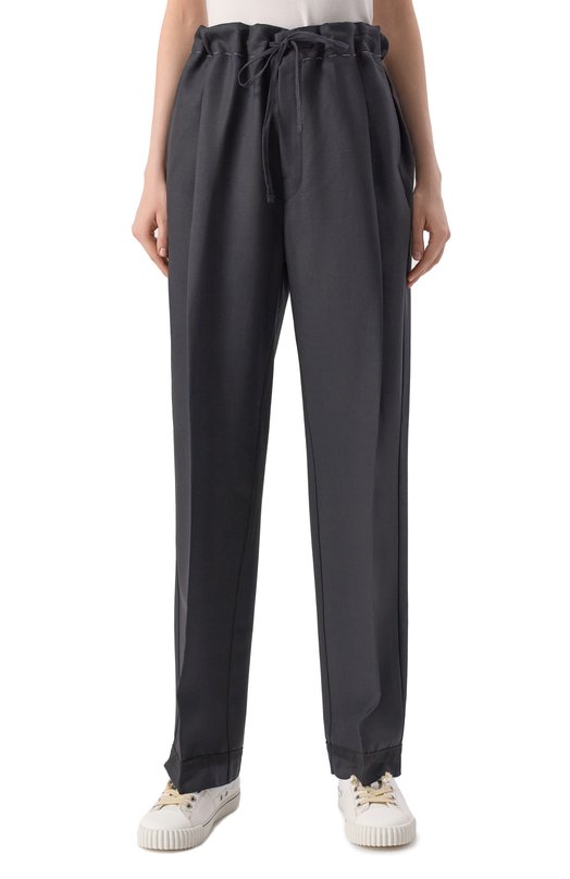 Шерстяные брюки Maison Margiela S51KA0572/M35301 Синий  S51KA0572/M35301 Фото 3