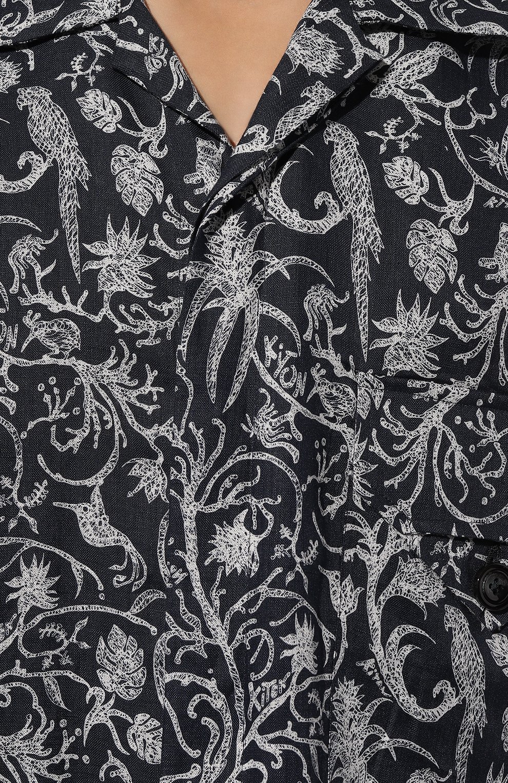 Льняная рубашка KITON, арт. UMC030H08902, фото 5