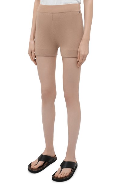 Кашемировые шорты EXTREME CASHMERE бежевого цвета по цене 29700 руб., арт. 179/VERY, фото 3 Кашемировые шорты EXTREME CASHMERE, арт. 179/VERY, фото 3