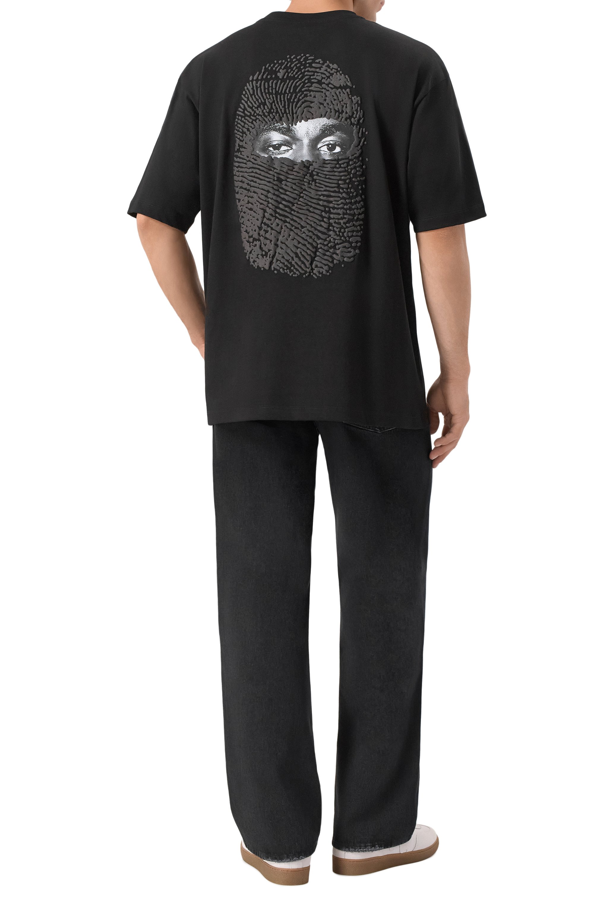 Хлопковая футболка COMME DES FUCKDOWN черного цвета по цене 5995 руб., арт. CFABM01797, фото 2 Хлопковая футболка COMME DES FUCKDOWN, арт. CFABM01797, фото 2