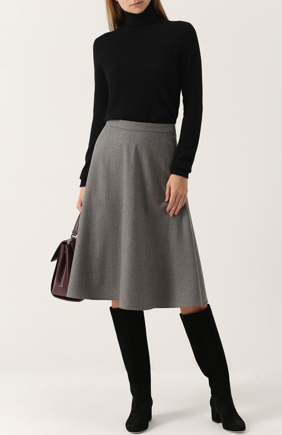 Замшевые сапоги virginia SERGIO ROSSI, арт. A78340-MCAZ01, фото 2