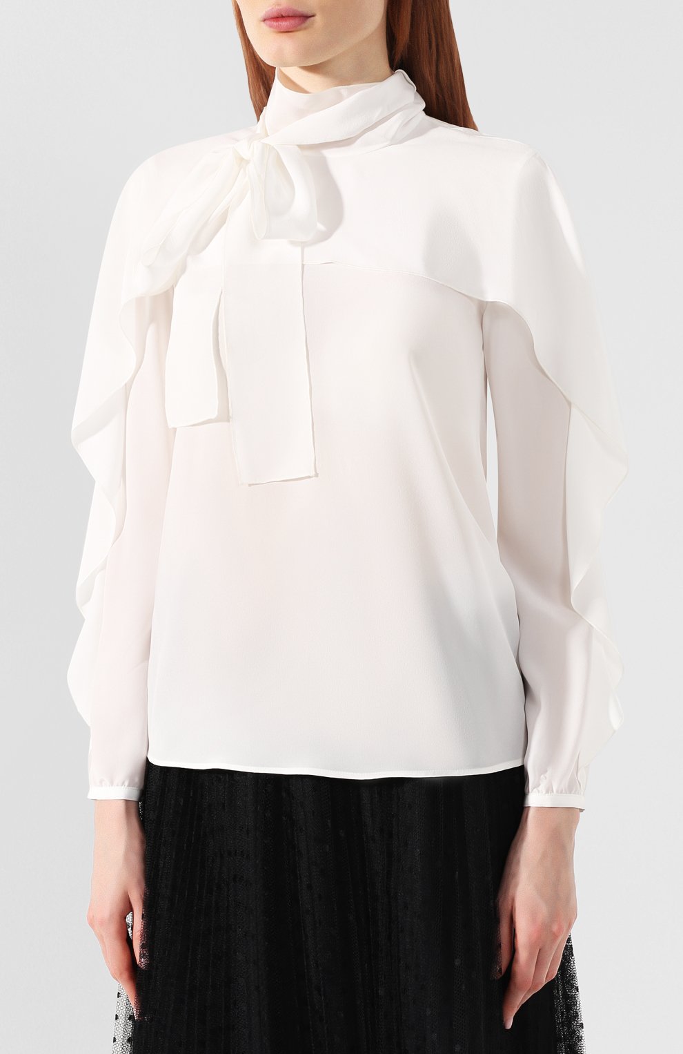 Шелковая блузка REDVALENTINO, арт. SR3ABB20/23H, фото 3