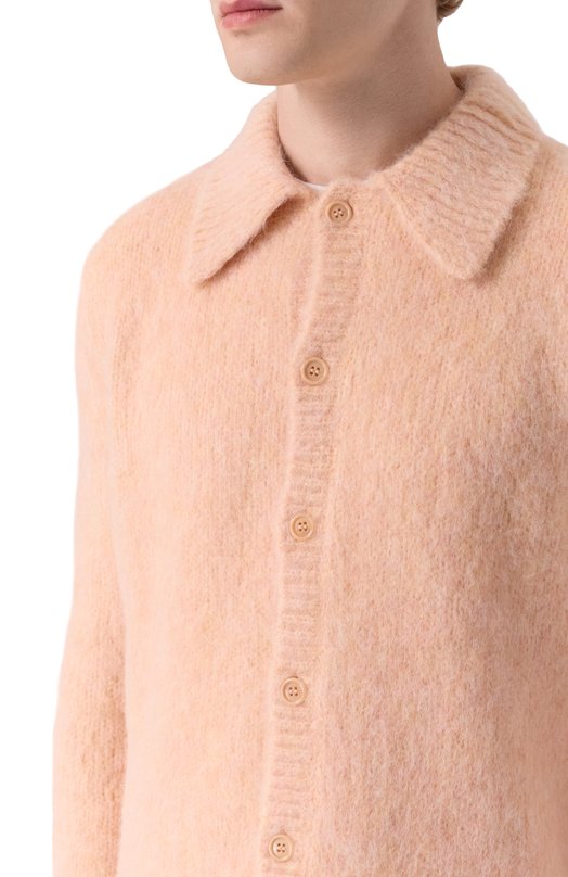 Шерстяной кардиган Dries Van Noten 021225-2709-350 Розовый  021225-2709-350 Фото 5
