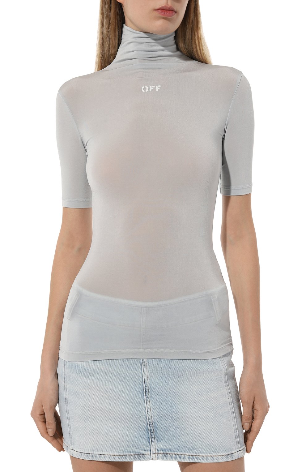 Водолазка из вискозы OFF-WHITE, арт. 0WAD137S24JER001, фото 3