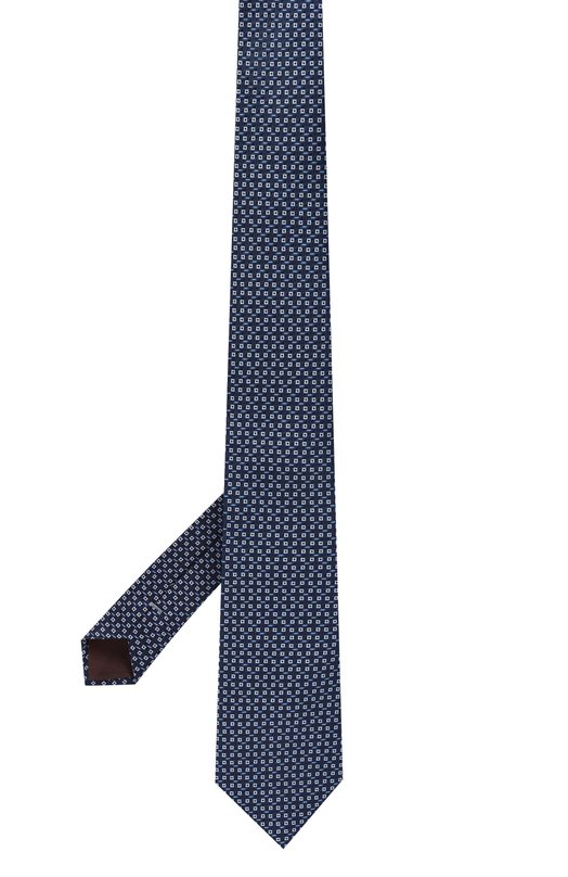 Шелковый галстук Canali 18/HJ04563 Синий  18/HJ04563 Фото 3