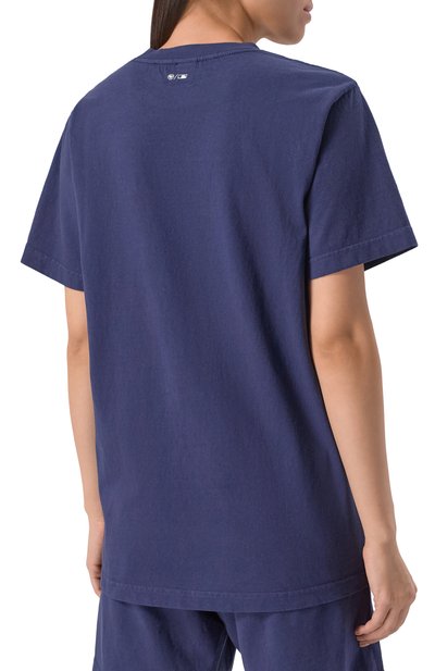 Хлопковая футболка sporty & rich x la dodgers SPORTY AND RICH, арт. T0043627667BL106, фото 4