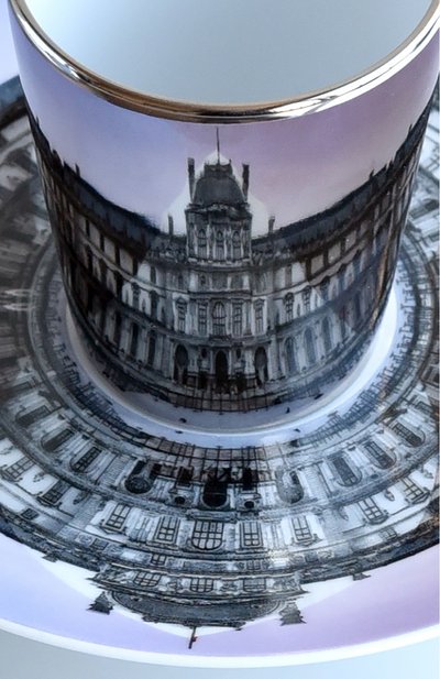 Набор jr au louvre из двух чашек с блюдцами BERNARDAUD, арт. 1837/79-2, фото 3