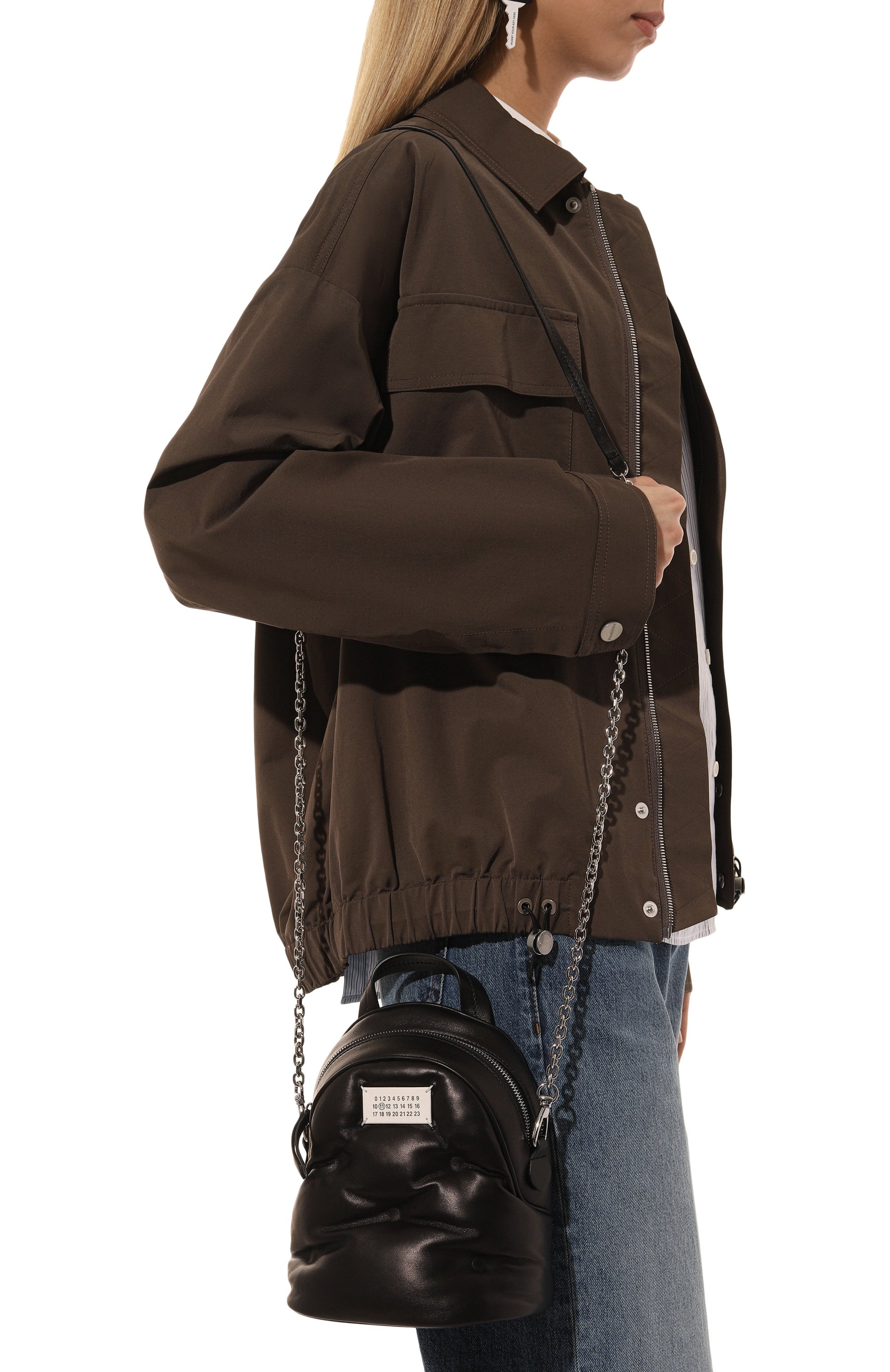 Рюкзак glam slam MAISON MARGIELA черного цвета по цене 185000 руб., арт. S56WA0014/P4300, фото 2 Рюкзак glam slam MAISON MARGIELA, арт. S56WA0014/P4300, фото 2