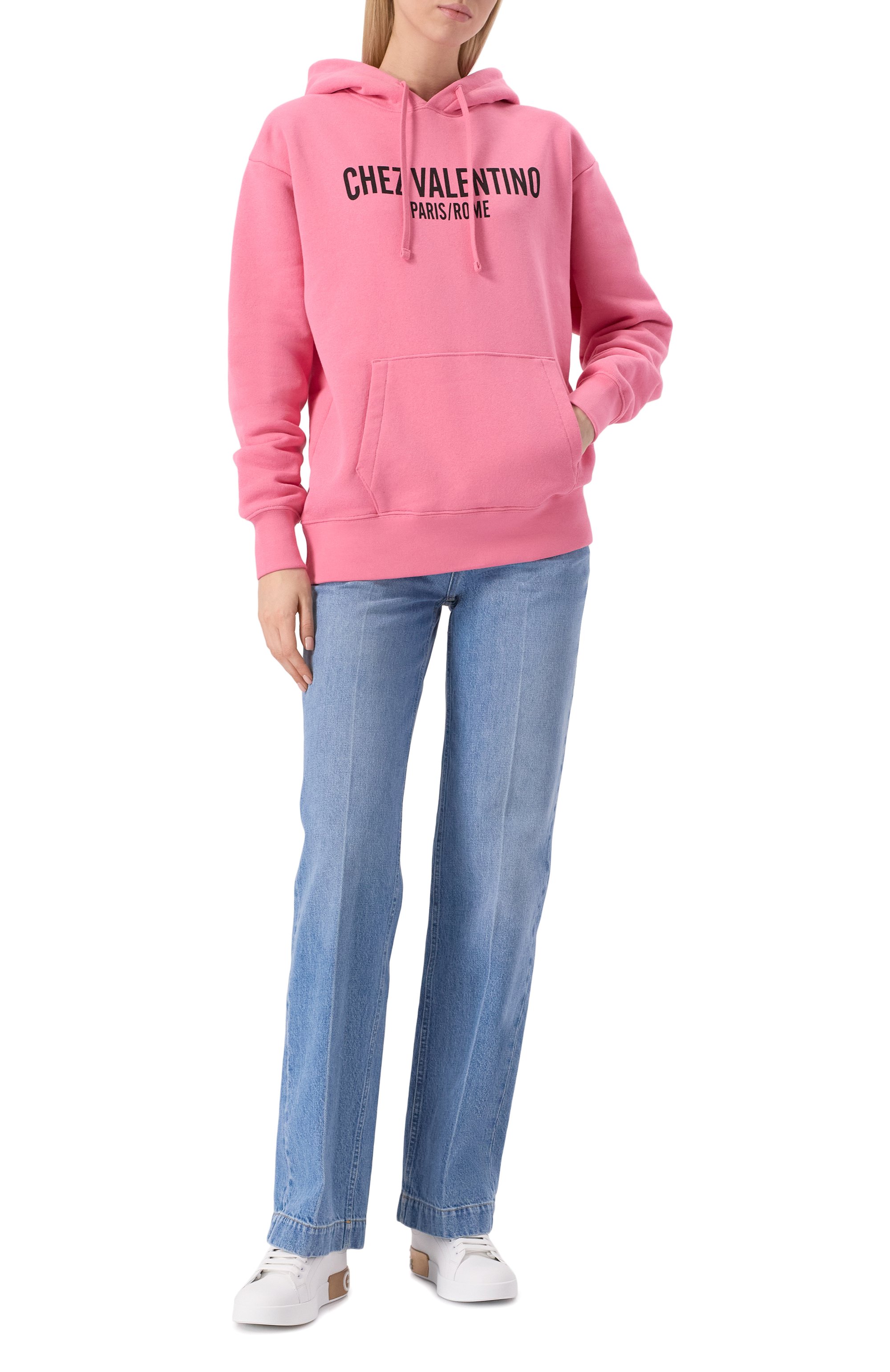 Хлопковое худи VALENTINO, арт. 6B3MF24D960, фото 2