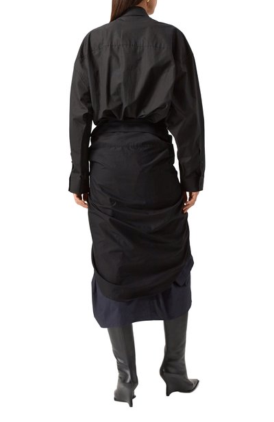 Хлопковое платье BALENCIAGA, арт. 809062/TRM17, фото 4