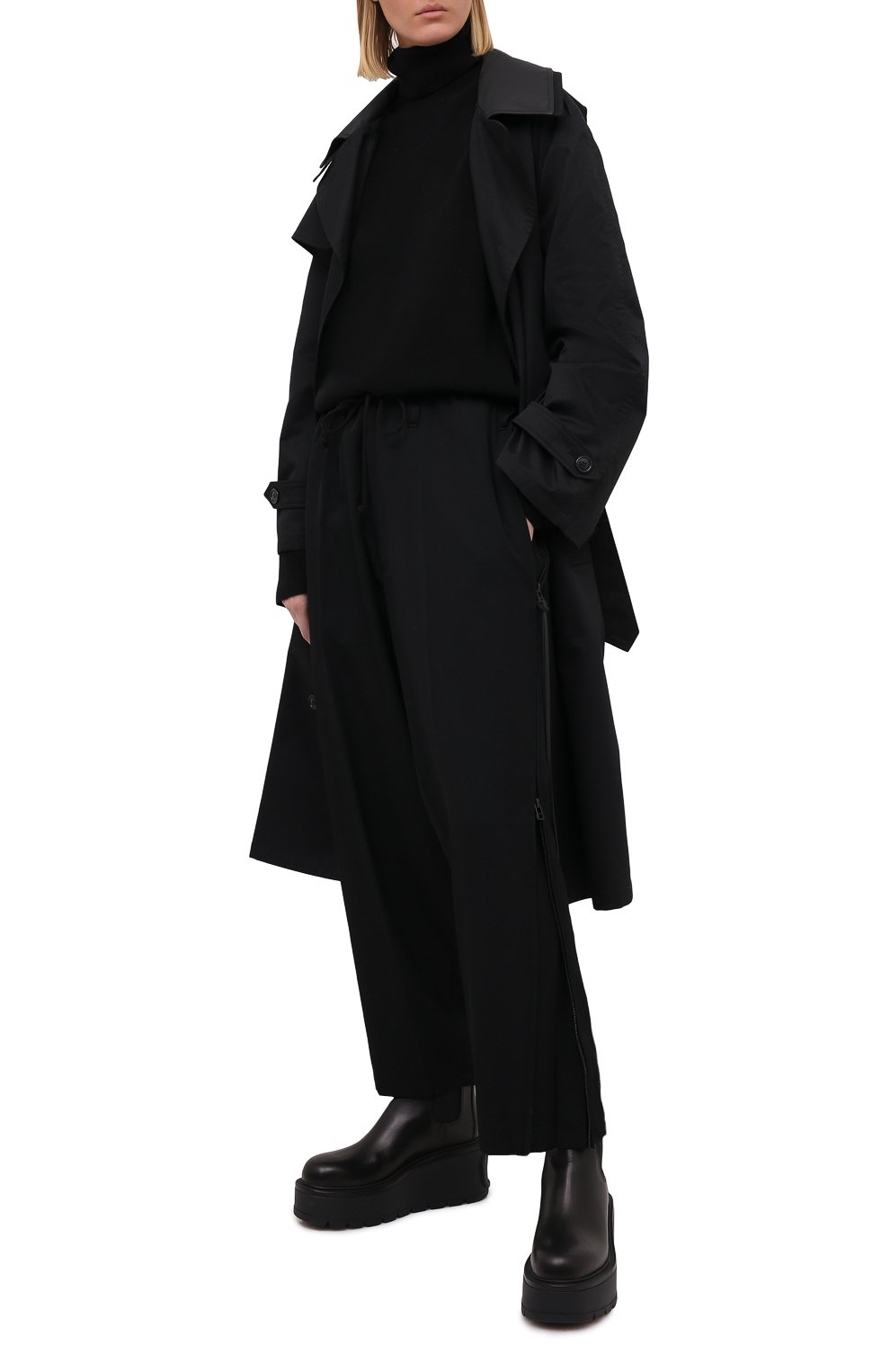 Шерстяные брюки YOHJI YAMAMOTO, арт. NR-P52-100, фото 2