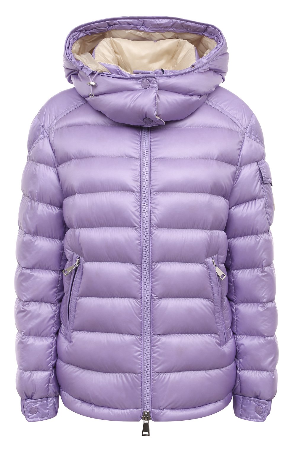 Пуховая куртка dalles MONCLER сиреневого цвета по цене 133000 руб., арт. 1A000-04-539AQ, фото 1 Пуховая куртка dalles MONCLER, арт. 1A000-04-539AQ, фото 1