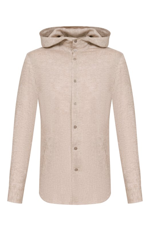 Льняная рубашка Kiton UMCMARH0961322 Бежевый UMCMARH0961322
