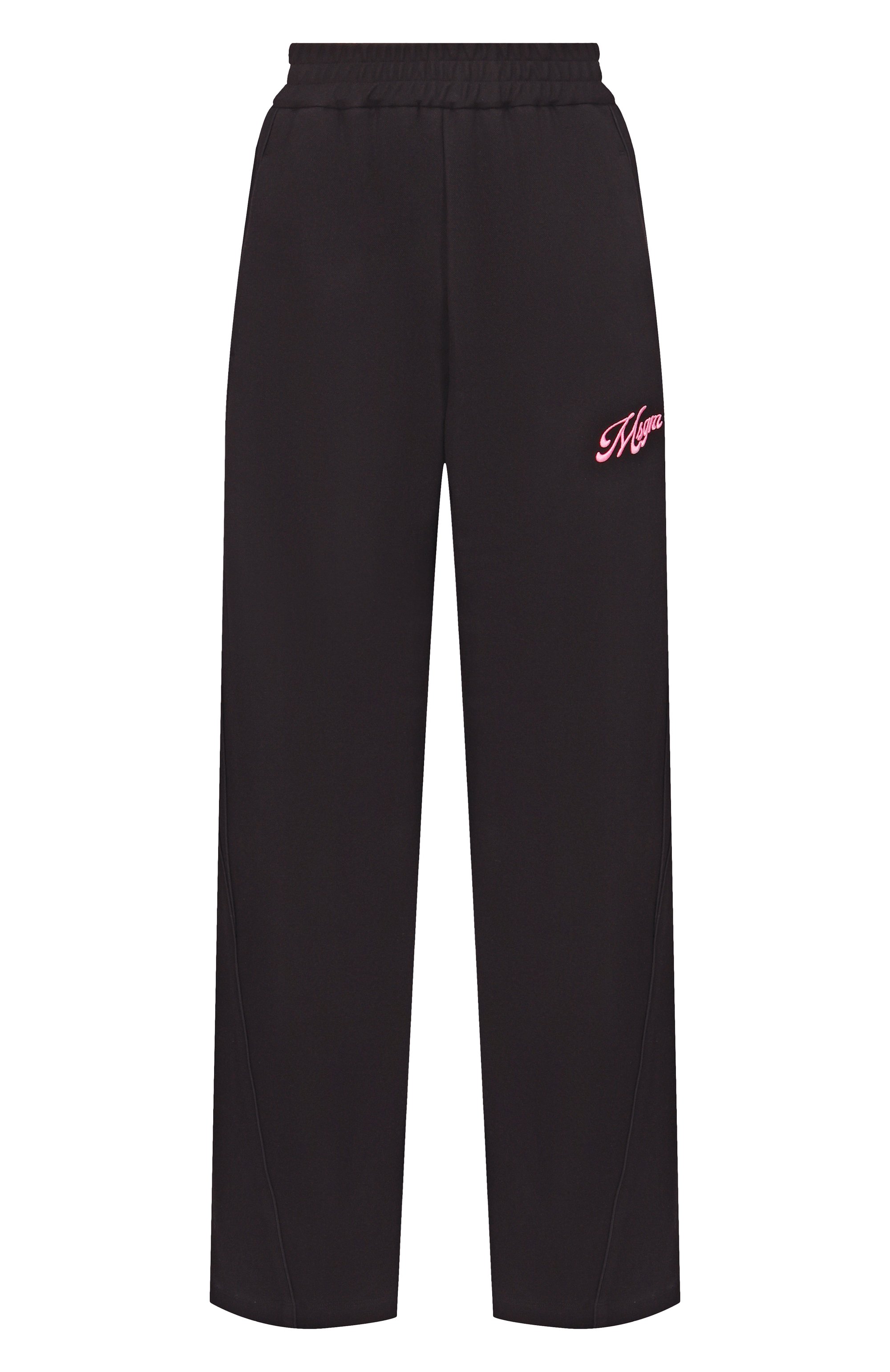 Хлопковые брюки MSGM черного цвета по цене 39050 руб., арт. 4041MDP76/267126, фото 1 Хлопковые брюки MSGM, арт. 4041MDP76/267126, фото 1