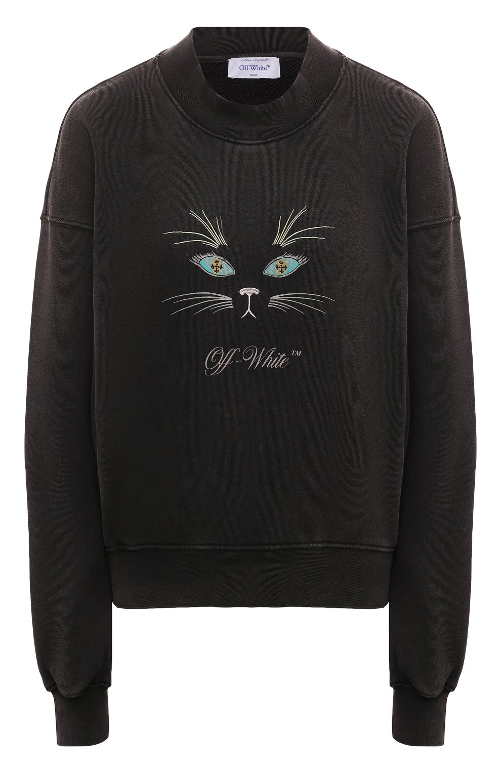 Хлопковый свитшот OFF-WHITE, арт. 0WBA075F24FLE002, фото 1