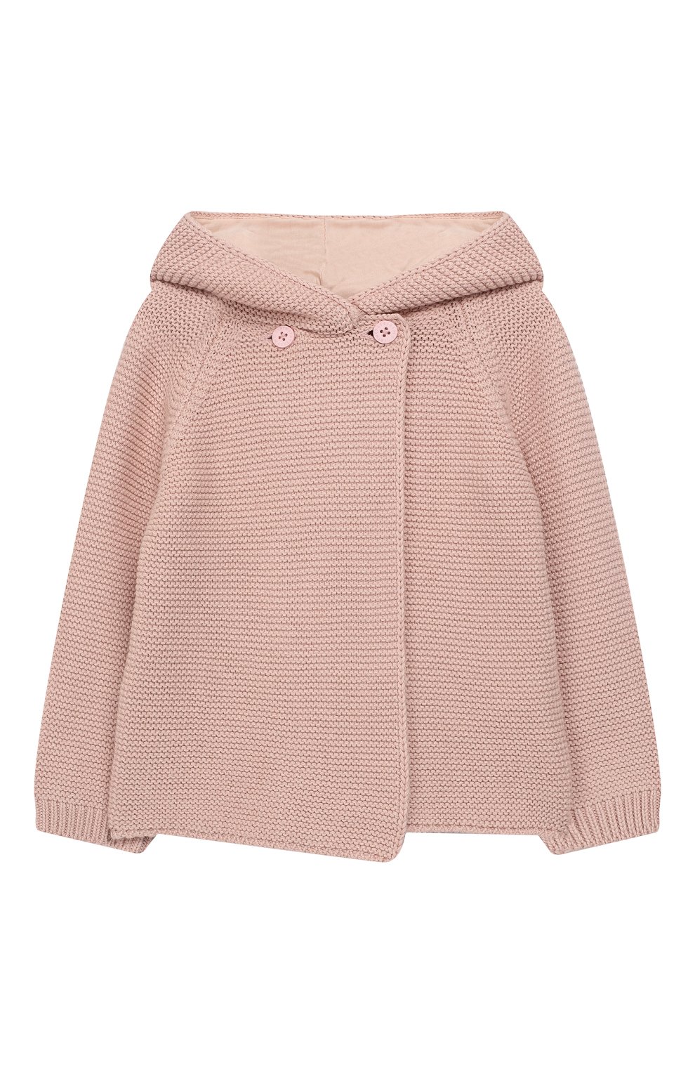 Кардиган из хлопка и шерсти STELLA MCCARTNEY розового цвета по цене 6640 руб., арт. 540060/SMM03, фото 1 Кардиган из хлопка и шерсти STELLA MCCARTNEY, арт. 540060/SMM03, фото 1