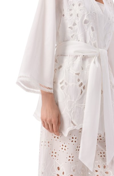 Хлопковое кимоно ERMANNO SCERVINO, арт. D484Q625QYD, фото 5