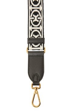 Женские ремень для сумки nastro jacquard COCCINELLE черно-белого цвета, арт. E3 M20 68 05 01 | Фото 3 (Кросс-КТ: ремень-сумка; Материал: Текстиль; Нос: Не проставлено; Материал сплава: Проставлено)