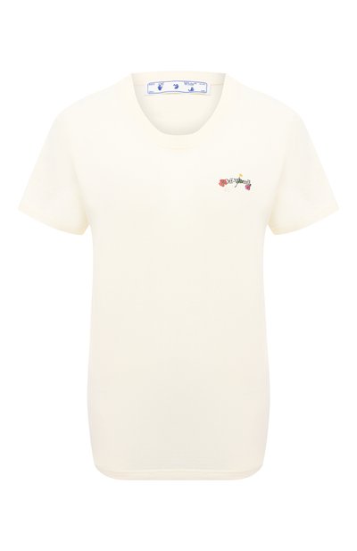 Женская хлопковая футболка OFF-WHITE, арт. 0WAA049R21JER003