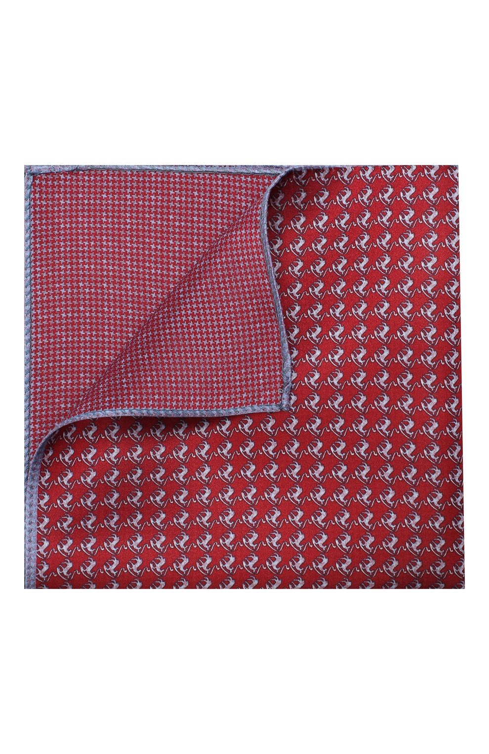 Шелковый платок CORNELIANI красного цвета по цене 7995 руб., арт. 85UF27-0120396/00, фото 1 Шелковый платок CORNELIANI, арт. 85UF27-0120396/00, фото 1