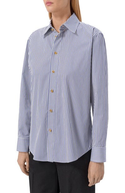 Хлопковая рубашка BOTTEGA VENETA, арт. 838420/V2FB0, фото 3