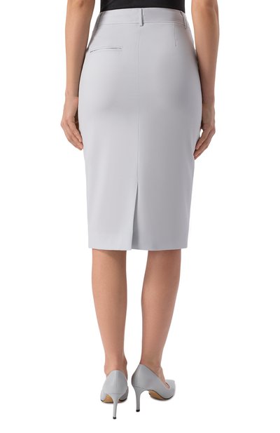 Шерстяная юбка KITON, арт. D50209K0102473, фото 4