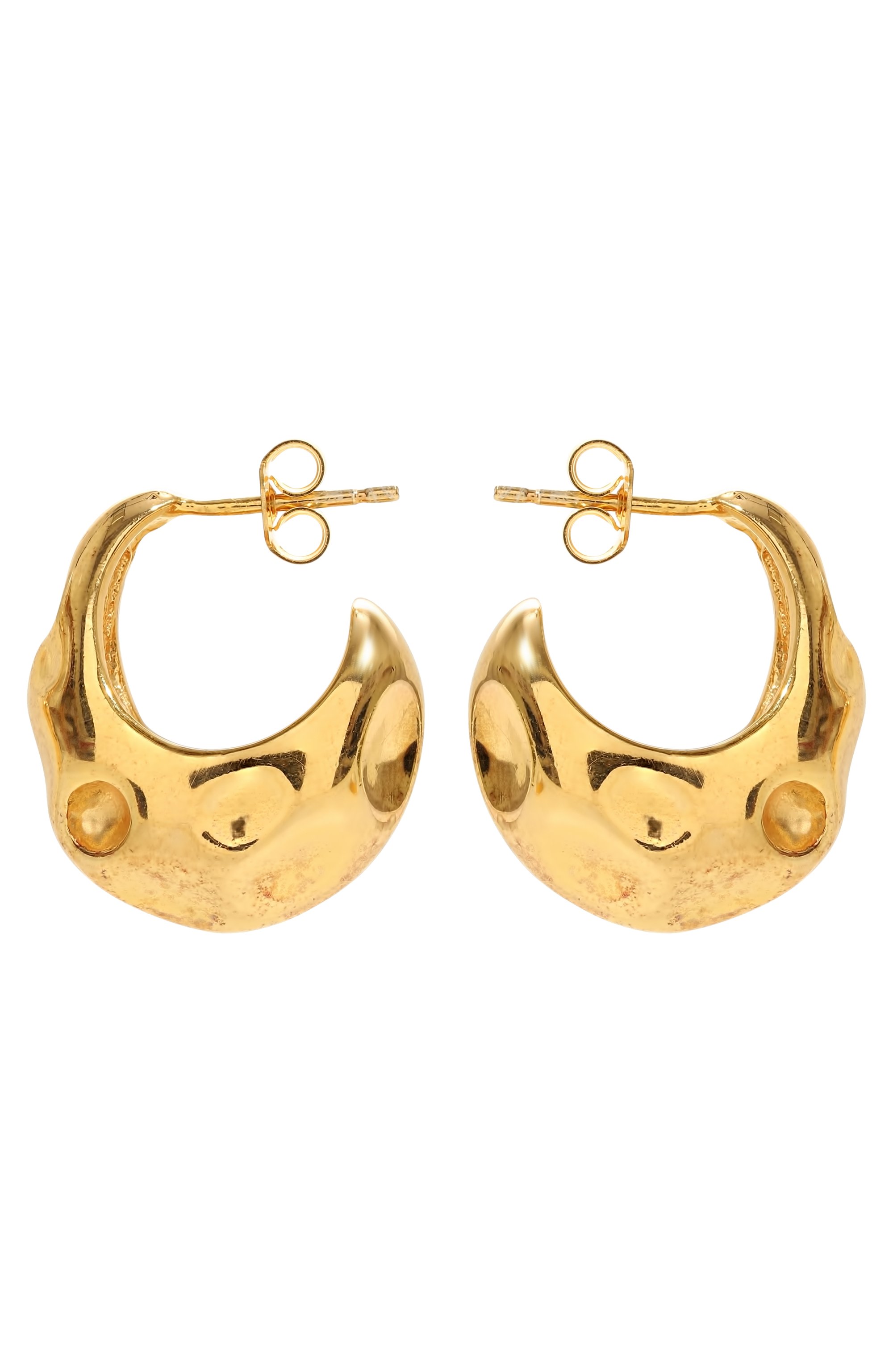 Серьги BONVO золотого цвета по цене 35150 руб., арт. VAGUE, фото 4 Серьги BONVO, арт. VAGUE, фото 4