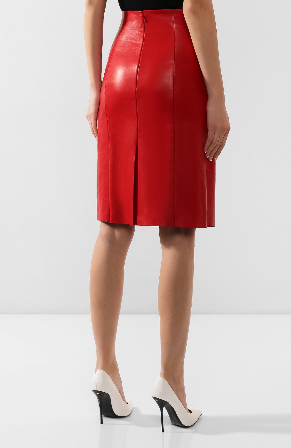 Кожаная юбка DROME, арт. DPD1862VP/D1098P, фото 4