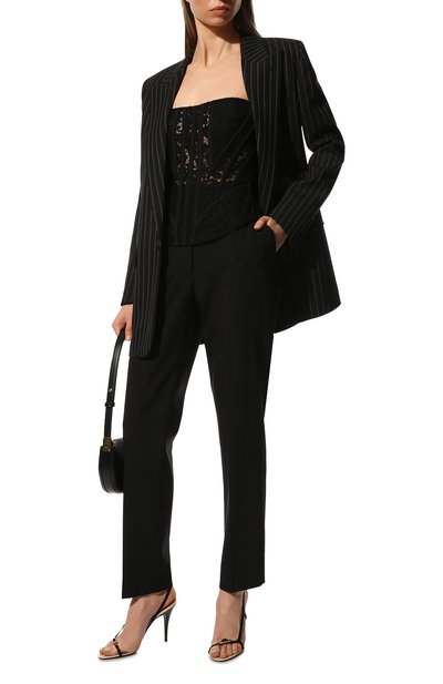 Шерстяные брюки DOLCE & GABBANA, арт. FTAM2T/FUBAJ, фото 2
