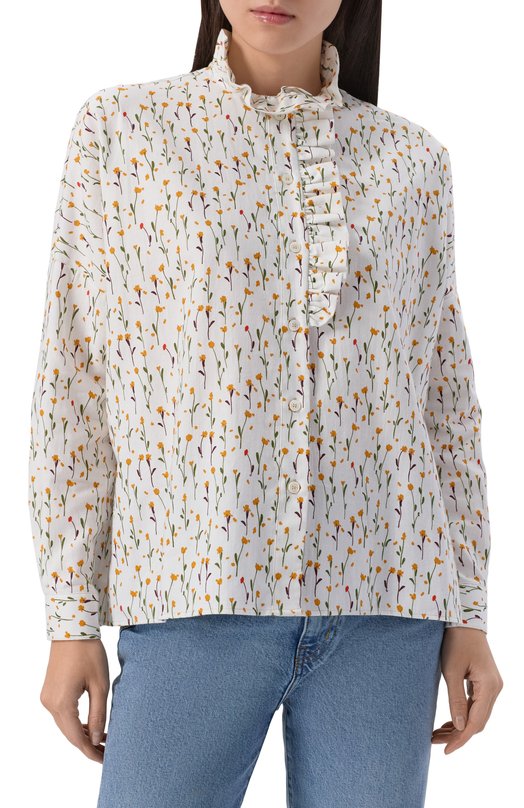 Хлопковая рубашка Academia GAIA/75DM5 Белый  GAIA/75DM5 Фото 3