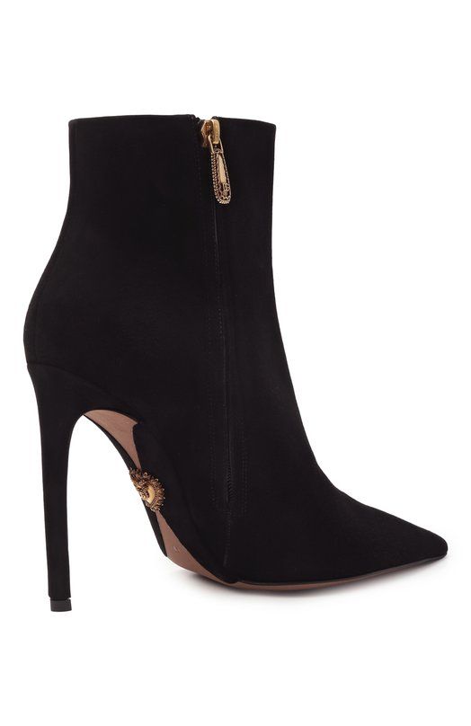 Замшевые ботильоны Devotion 105 Dolce & Gabbana CT1084/A1275 Чёрный  CT1084/A1275 Фото 5