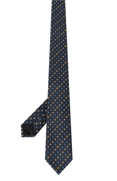 Шелковый галстук GUCCI, арт. 643815 4E002, фото 3