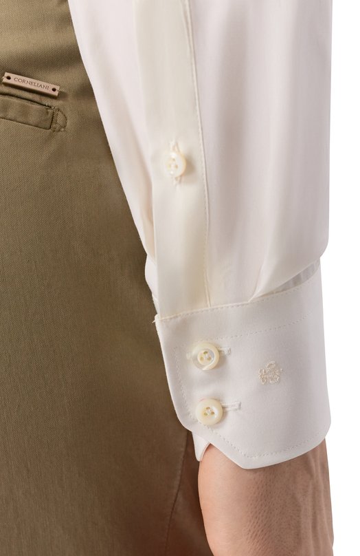 Хлопковая сорочка Van Laack VL-RIVARA-SF/130648 Кремовый  VL-RIVARA-SF/130648 Фото 5