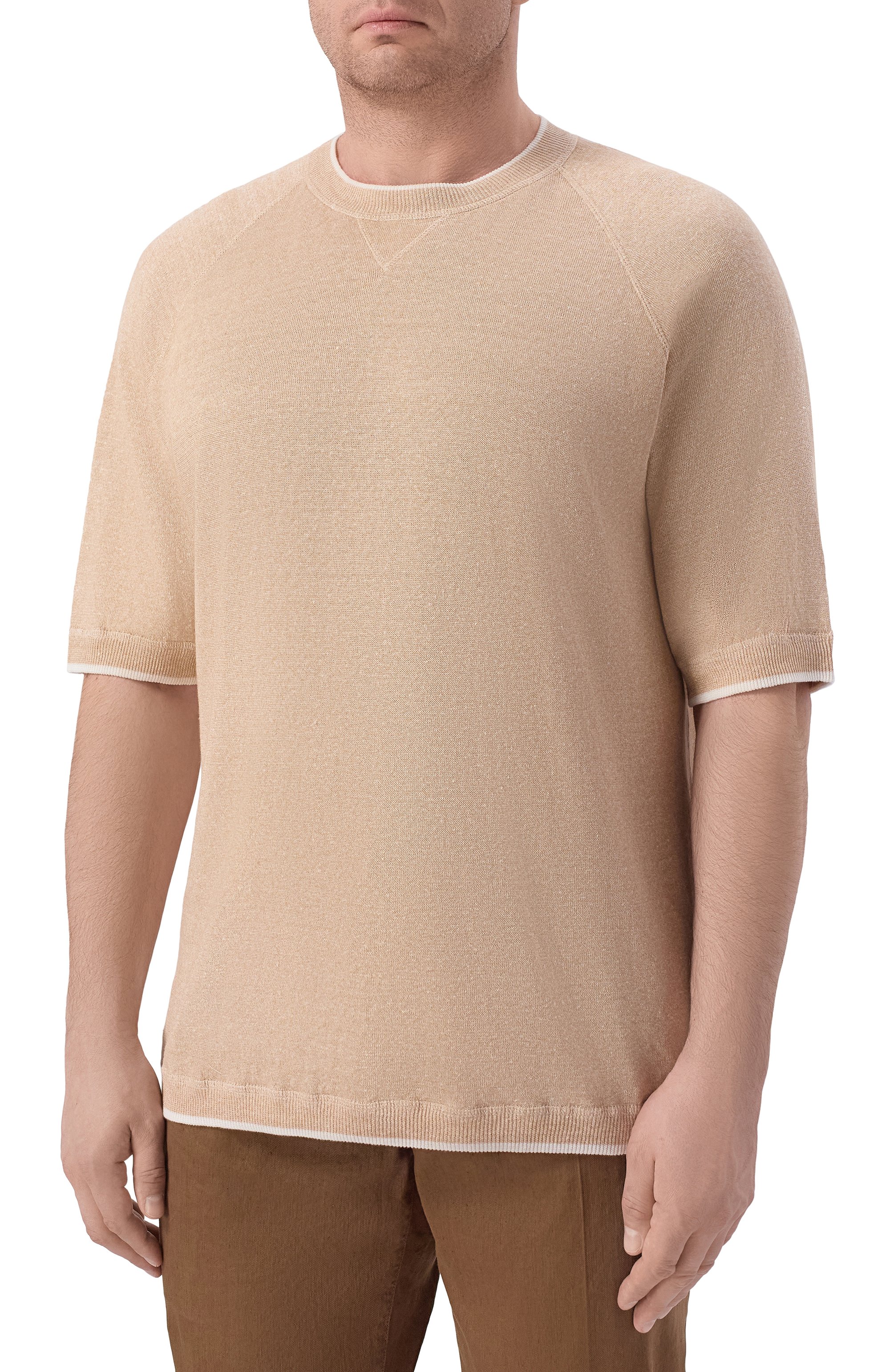 Джемпер изо льна и хлопка KITON, арт. UMK0919, фото 3